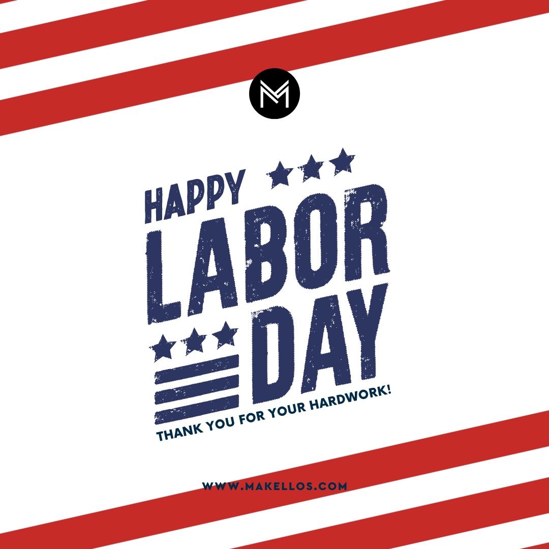 MakellosUSA's tweet photo. Happy #LaborDay to all! Today, we honor the collective efforts that drive our communities forward. Whether you're in the workforce or taking a well-deserved break, let's celebrate the contributions we all make to build a brighter future! 🎉🇺🇸 https://t.co/HZRBUSCw4p