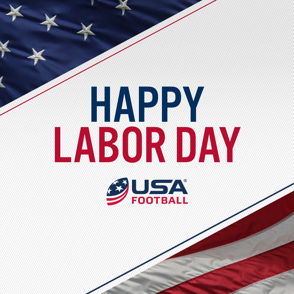 Happy #LaborDay from all of us here at USA Football! 🇺🇸🏈