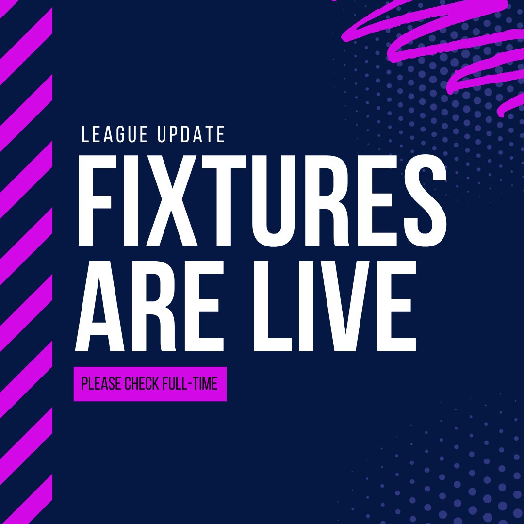 🗓️ REMINDER | All fixtures for the SGWFL are now live and available to view on full-time.

We’d like to thank each club for their patience during this process. 

🔗 shorturl.at/itzES