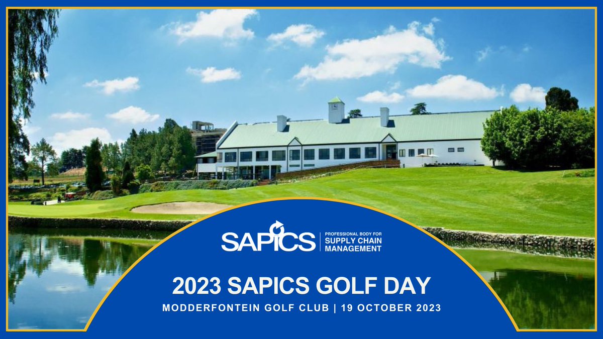 SAPICS01's tweet photo. SAPICS invites you to participate in its Golf Day. Join us at Modderfontein Golf Club, Johannesburg on the 19th of October!
The event is open to everyone, and attendees can come along with their team or as individuals. https://t.co/UfddsmSNpq