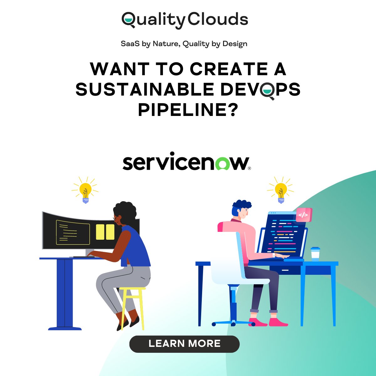 QualityClouds's tweet image. Quality Clouds puts governance and control back in the hands of technology leaders and their teams so they can safely deliver low-code applications at speed and scale.
Learn more: hubs.la/Q01_MjYM0
#devops #servicenow #devapps #qualityclouds