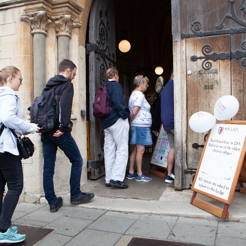 UniofOxford's tweet photo. Oxford Open Doors returns this weekend (9-10 September)!

The University and its Colleges have planned an extensive programme as part of the event.

Visit places such as: 
- Examination Schools
- Divinity School
- Taylor Institution Library
- All Souls College

Find out more ⬇️