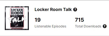 BspMma's tweet photo. I wanna thank 👊everyone for the support and o700 downloads and for making #MMALockerRoomTalk grow. This week we have @MMALockerRoom @J_MyTwoCents, and @LiamPicksFights to break down this #Ufc293 card.
https://t.co/kihkvhZtsr🦻
#MMATwitter #mmax #sportsbetting #Pubsportsradio https://t.co/duaxTPgADl