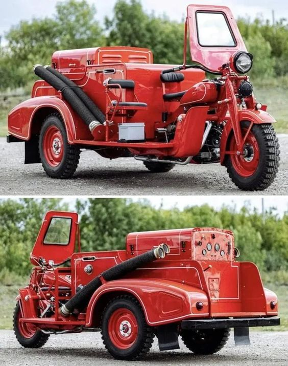 1941 #Kurogane ("Black Metal") Model 1 Fire #Trike used in both #Japan &amp; #Malaysia