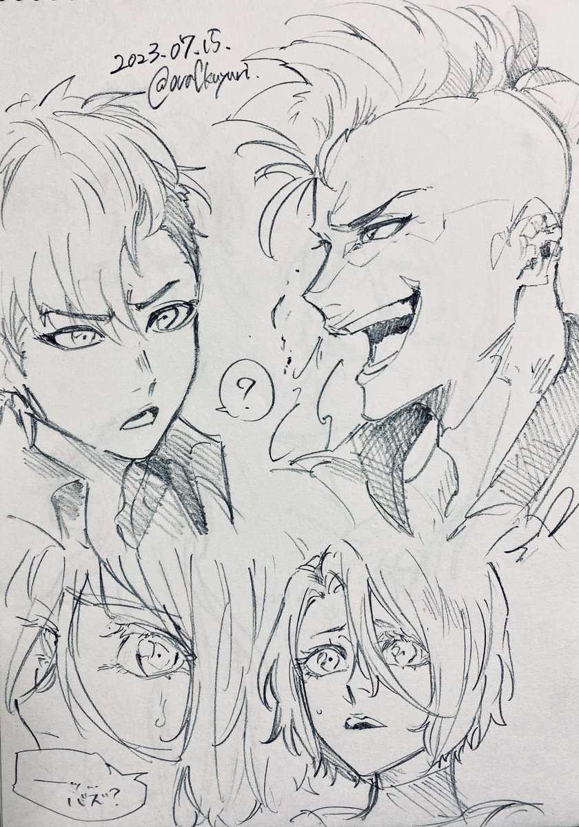 載せてないユゴバズあった⚖️🔩
🌟パロのらくがきも✍ 