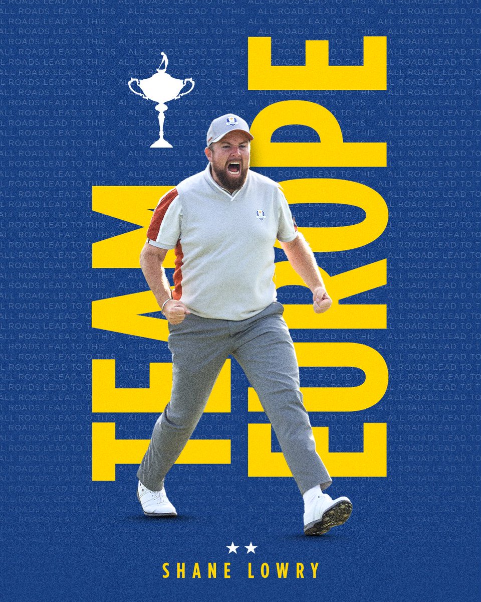 See you in Rome, <a href="/ShaneLowryGolf/">Shane Lowry</a> ☘️

#TeamEurope