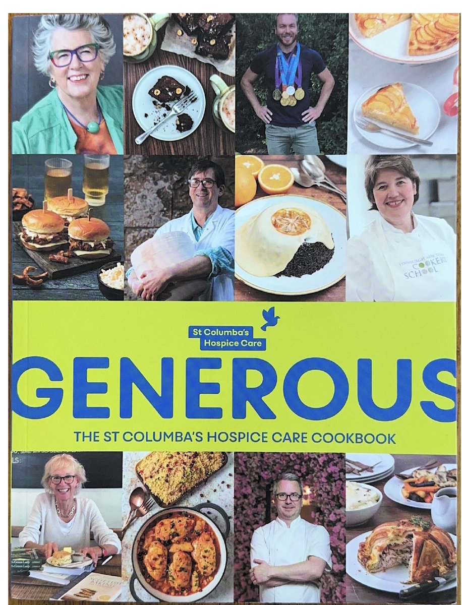PrueLeith's tweet image. I am so delighted to see that @StColumbas have managed to publish this wonderful cookbook.  Great recipes and all raising money for the hospice.  #SCHCGenerous