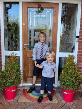 winterfoldhs's tweet photo. First Day at Winterfold for Isaac heading into Year 5.
Samuel goes back to KG2.
#WelcomeToWinterfold #BackToSchoolPhotos #NewSchoolYear #TheWinterfoldWay https://t.co/aApN8PT18D