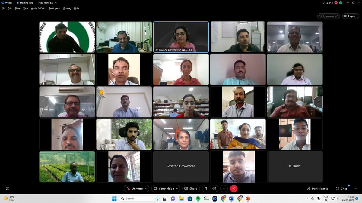 NCS-TCP Management Cell, DBT at NIPGR organized a webinar where Dr. K. B. Patil, Senior VP of JISL, Jalgaon, delivered an insightful talk on 'The Impact of the Tissue Culture Industry on Indian Agriculture' and interacted with the audience.
