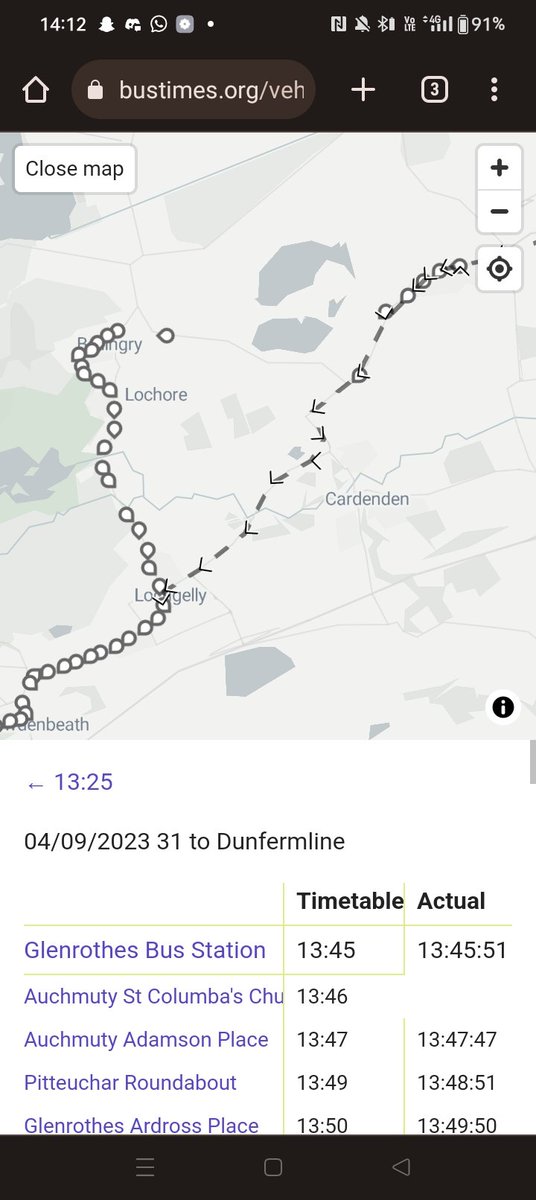 Is this normal? our driver just cut ballingry out @StagecoachEScot