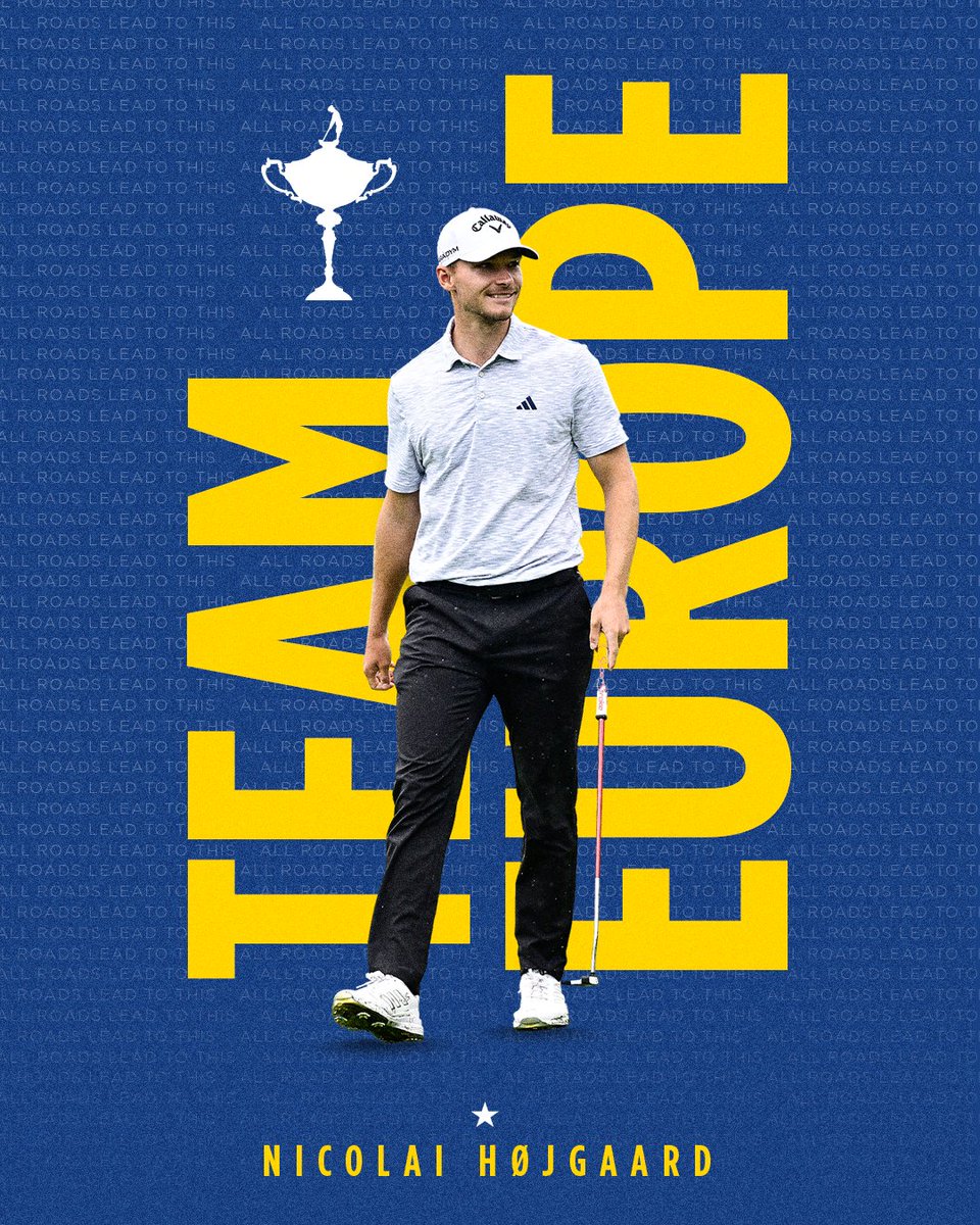 A Ryder Cup debut in Rome for Nicolai! 🇩🇰

#TeamEurope