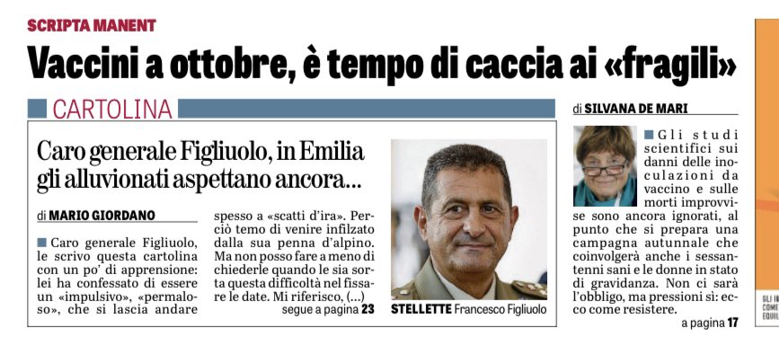 AStramezzi's tweet photo. Che vi dicevo? E piantatela di scrivere che sono io che voglio il panico.
Io cerco solo di avvertirvi per prevenire, in modo che siate pronti. https://t.co/G04sjVIYrL