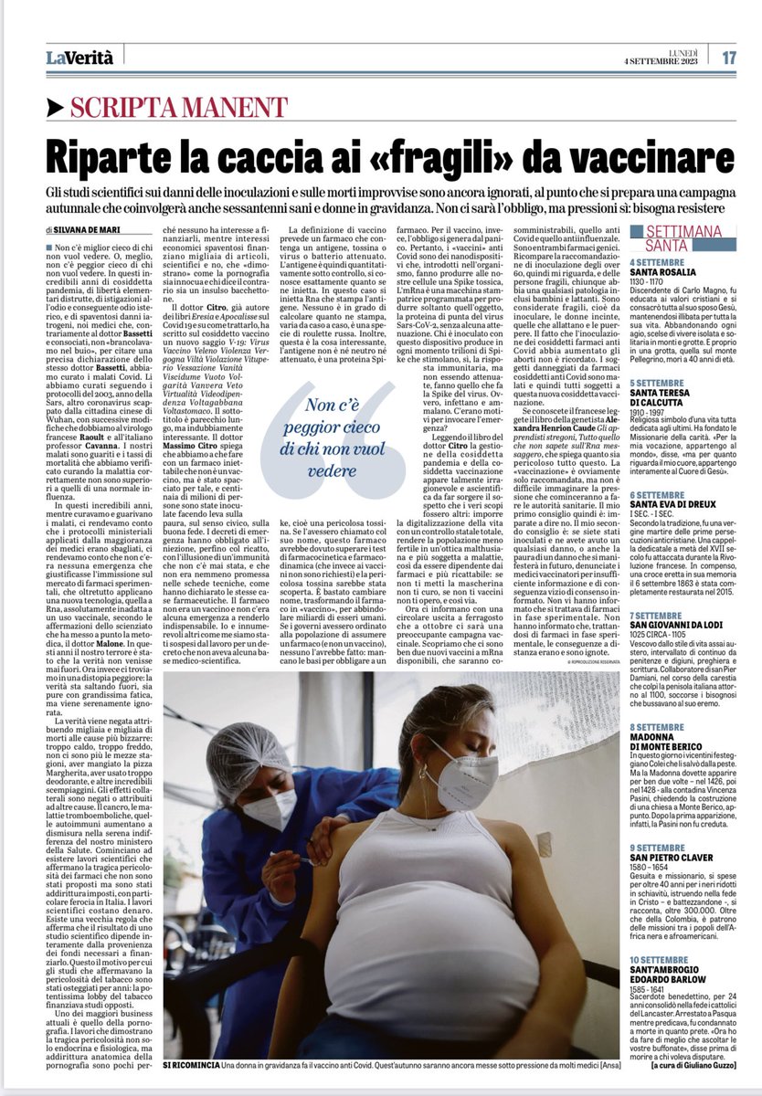 AStramezzi's tweet photo. Che vi dicevo? E piantatela di scrivere che sono io che voglio il panico.
Io cerco solo di avvertirvi per prevenire, in modo che siate pronti. https://t.co/G04sjVIYrL
