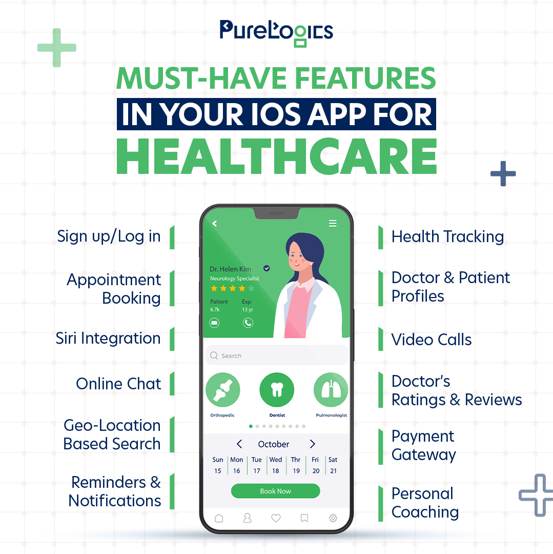 PureLogics's tweet image. Building an iOS application with healthcare functionality in mind?
Check out these must-have features to make the most of your healthcare app.
#iOSApplication #HealthcareTechnology #HealthcareApp #DigitalHealth