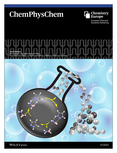 #OnTheCover Production of Dihydrogen Using Ammonia Borane as Reagent and Pyrazole as Catalyst (Ibon Alkorta and co-workers) onlinelibrary.wiley.com/doi/10.1002/cp… <a href="/RESMOL_UAH/">RESMOL</a> <a href="/MaximeFERRER7/">Maxime FERRER</a> <a href="/AlkortaIbon/">Ibon Alkorta</a> <a href="/IQM_CSIC/">IQM_CSIC</a> onlinelibrary.wiley.com/doi/10.1002/cp…
