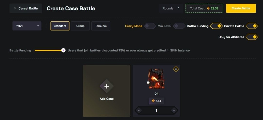 🟡Free Battle!🟡

❌Oil Case❌

🥋 1 v 1 v 1
🍀 2 Winner
🕐 48h
✅ rt + follow + tag a friend
🤑 Total Cost: 22.32 gems