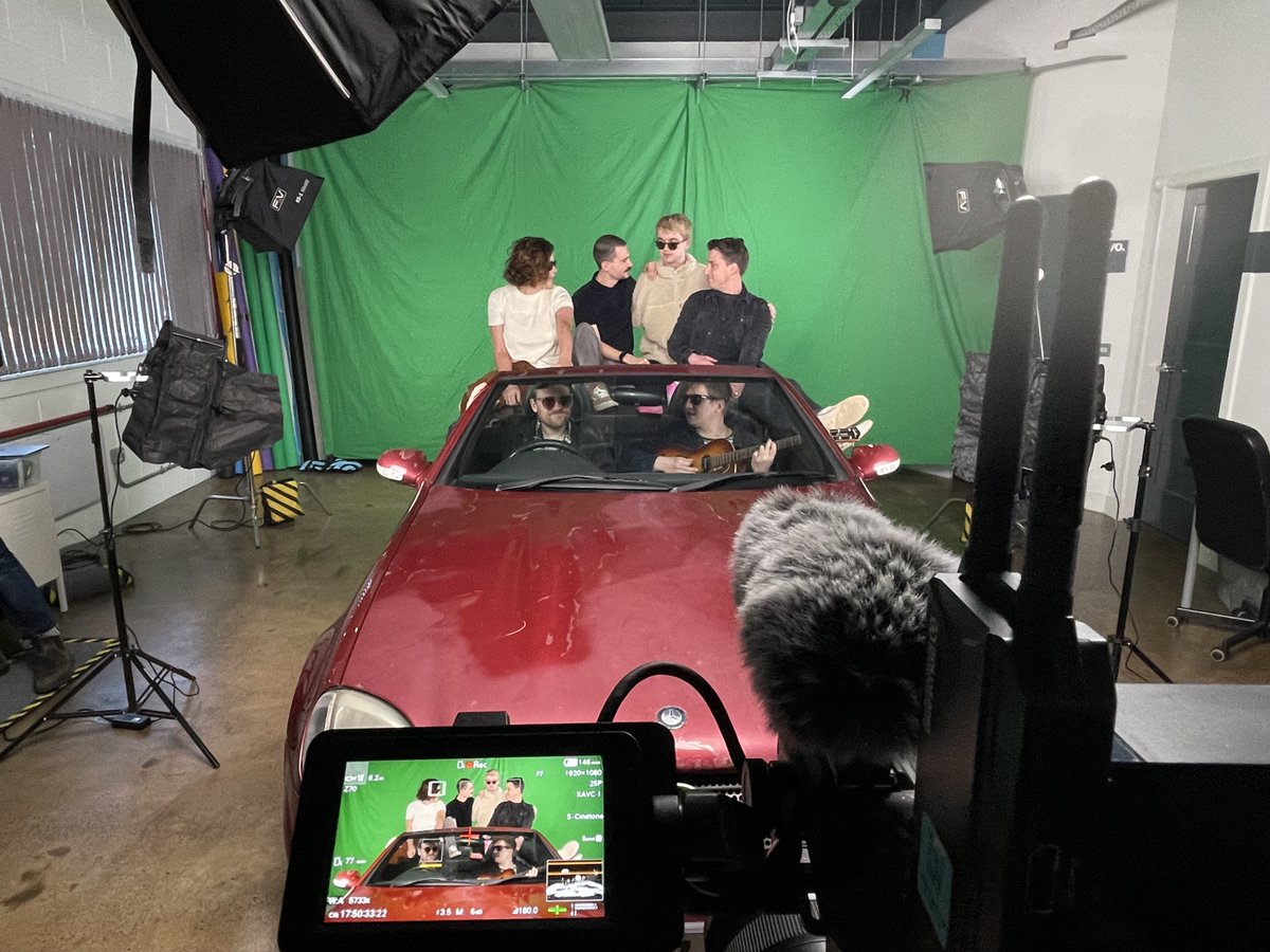 Up Next Studios (@upnextstudios) on Twitter photo As part of his <a href="/BBCScotland/">BBC Scotland</a> documentary “How Not to Win Eurovision” our pal <a href="/ConorReilly/">Conor Reilly</a> asked if we could get a car in the studio for a green screen music video.
After some quick measuring we confirmed we could and it turned out to be one of the highlights of our year so far! As part of his <a href="/BBCScotland/">BBC Scotland</a> documentary “How Not to Win Eurovision” our pal <a href="/ConorReilly/">Conor Reilly</a> asked if we could get a car in the studio for a green screen music video.
After some quick measuring we confirmed we could and it turned out to be one of the highlights of our year so far!