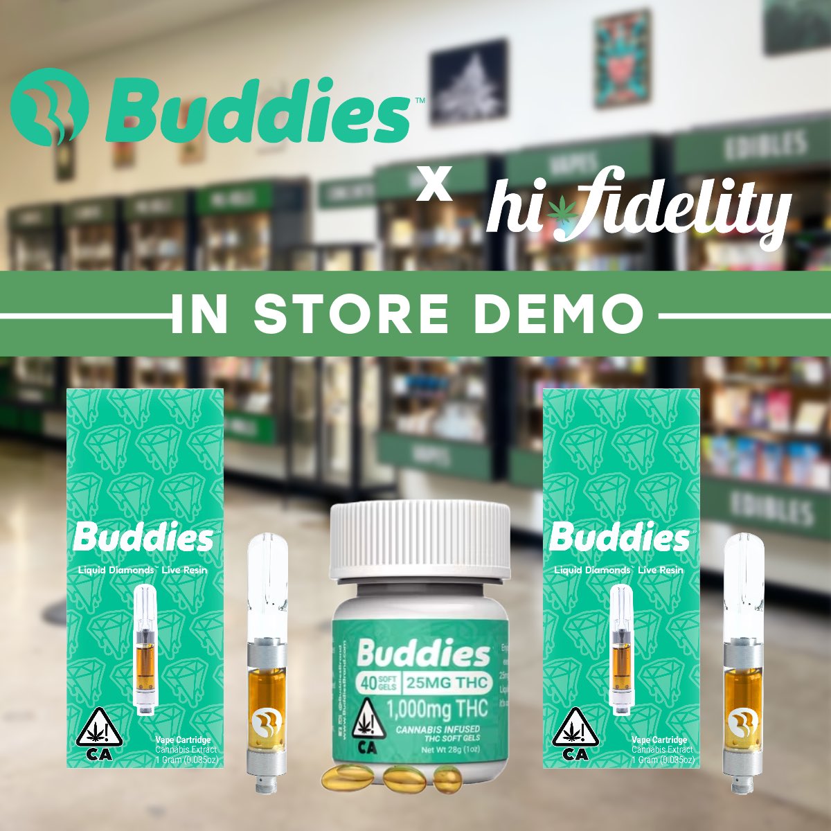 Buddies will be in the building Wednesday, September 6th from 3-6pm!🤗 Swing by to learn more about this brand Wednesday, September 6th from 3-6pm🌱