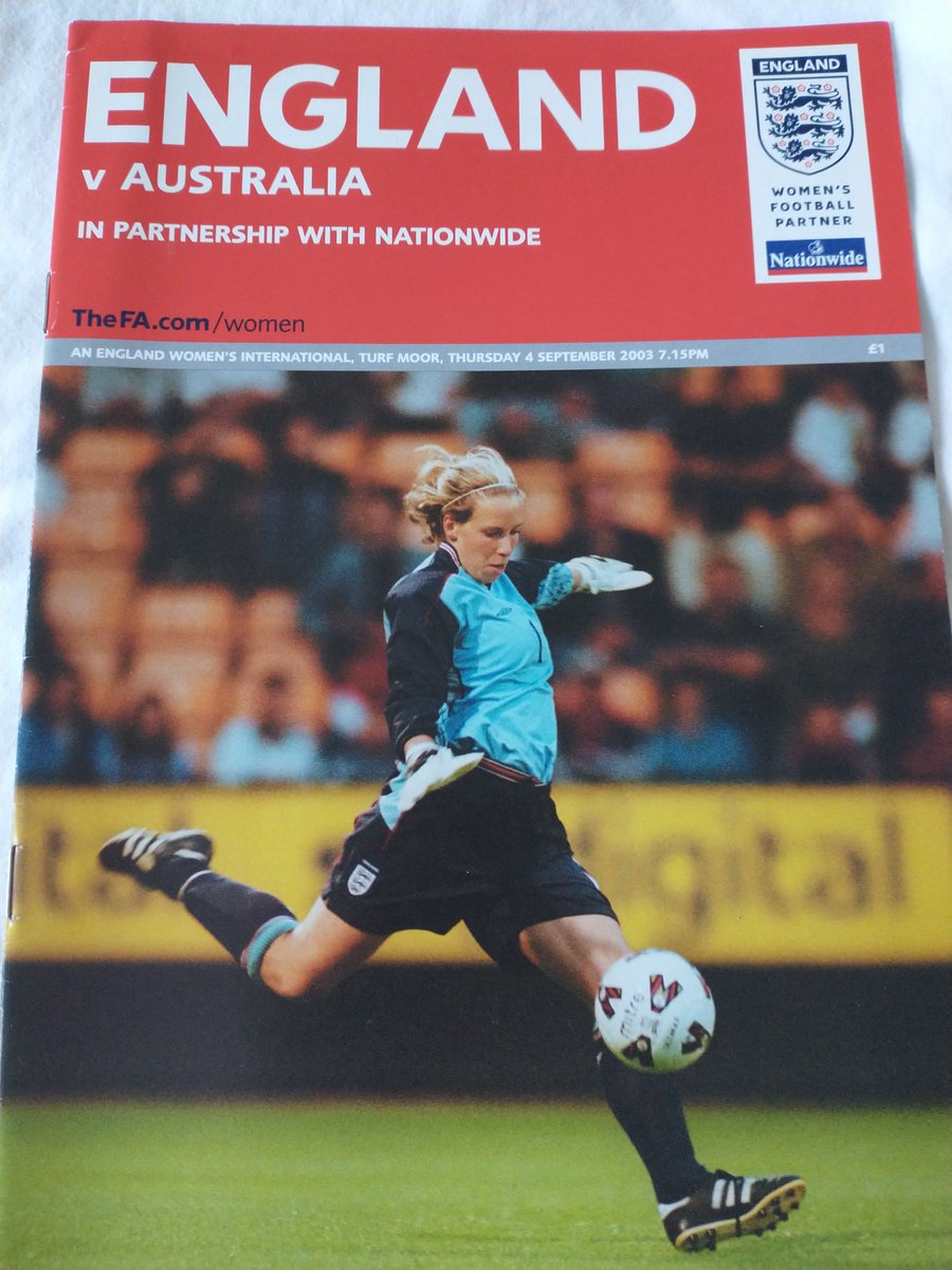 stattohub's tweet photo. Look back 20 yrs for a snapshot of how things used to be...

#OTD in 2003 @Lionesses faced @TheMatildas for the very 1st time, in a friendly at Turf Moor.

The visitors were on their way to a 3rd @FIFAWWC while 🏴󠁧󠁢󠁥󠁮󠁧󠁿 had failed to qualify, having lost to 🇫🇷 in the  play-off final. https://t.co/3k9DnpZ9OX