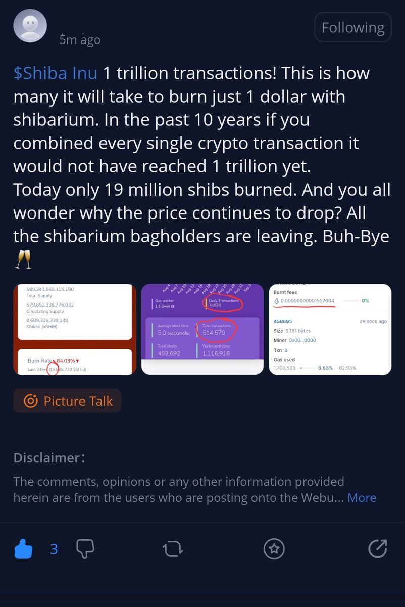MezziahRecords's tweet photo. Starting to change my @Shibtoken sentiment. Read this #SHIBARMY &amp; #SHIBARMYSTRONG and lemme know your thoughts 💭

#Shibarium #shiburn #BONE #leash #wrappedbone #shi #shibthemetaverse https://t.co/IlcpNOR8P8
