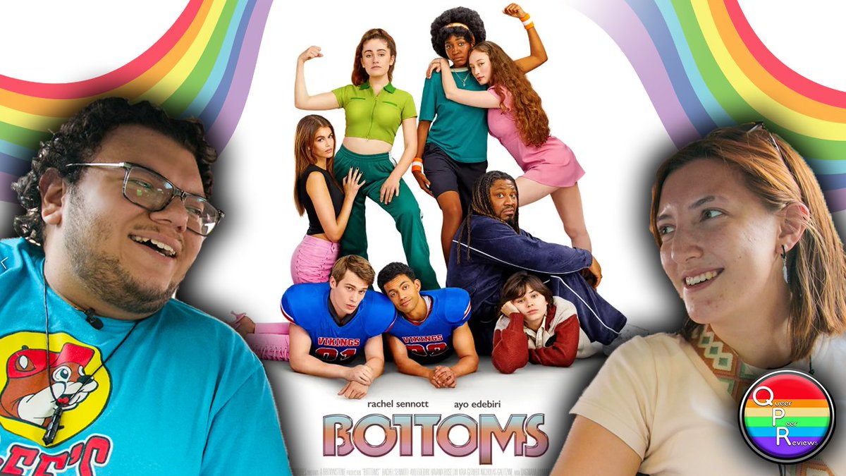 It's about time we got another Queer movie on the big screen! Check out our new episode of Not So STRAIGHT Out Of The Theaters for BOTTOMS!!

youtu.be/dmjpPURJC5A?si…

#bottoms #bottomsmovie #rachelsennott #queer #Sapphic #LGBTQ