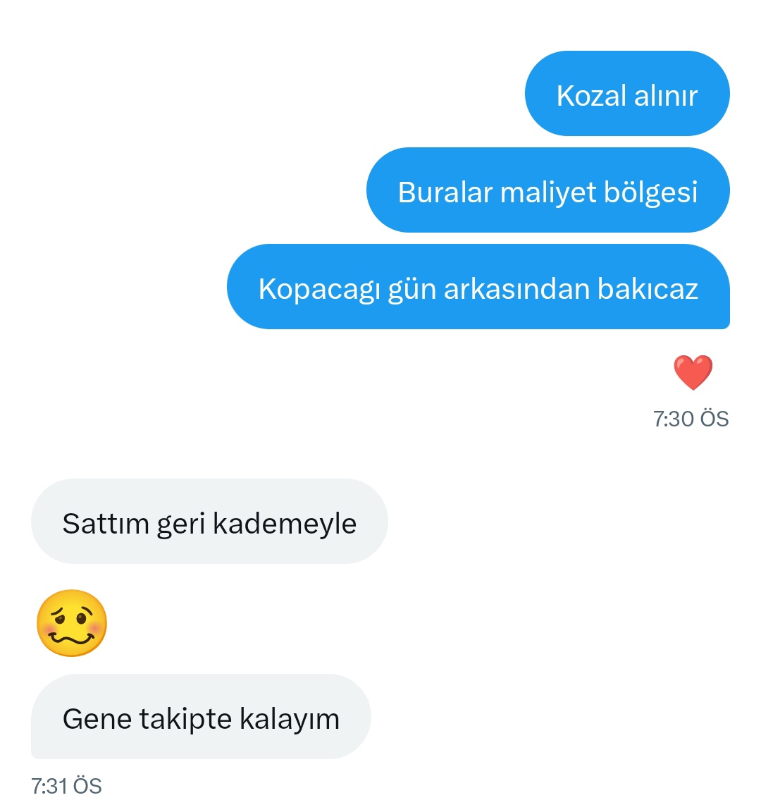 Psikoloman's tweet image. #KOZAL ile ilgili takipçimin gecen gün yazdıgı şu mesajlarını okuyun
Ve verdiğim cevaba bakın

Hadi onca kişiye burada yazdık çizdik
Bu hissenin gitmeyeceğini öngöremeyen #ANALİST ler bu işi bıraksın dedik

Yetmedi Dmden yazanlara üşenmedik cevap verdik...

Halka arz bilgileri…