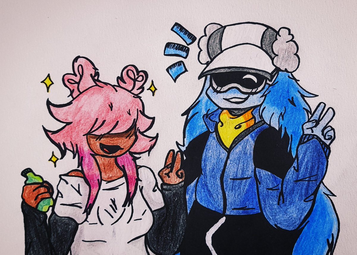 Hi, I know I've been inactive for a long time and I'm so sorry, I've been so busy in my personal life that I don't like to mention it but now that I guess I'm back with a new drawing and I hope to keep posting more drawings or something else!

 #hazyriver 
#hazytwt 
#B2SWEEP