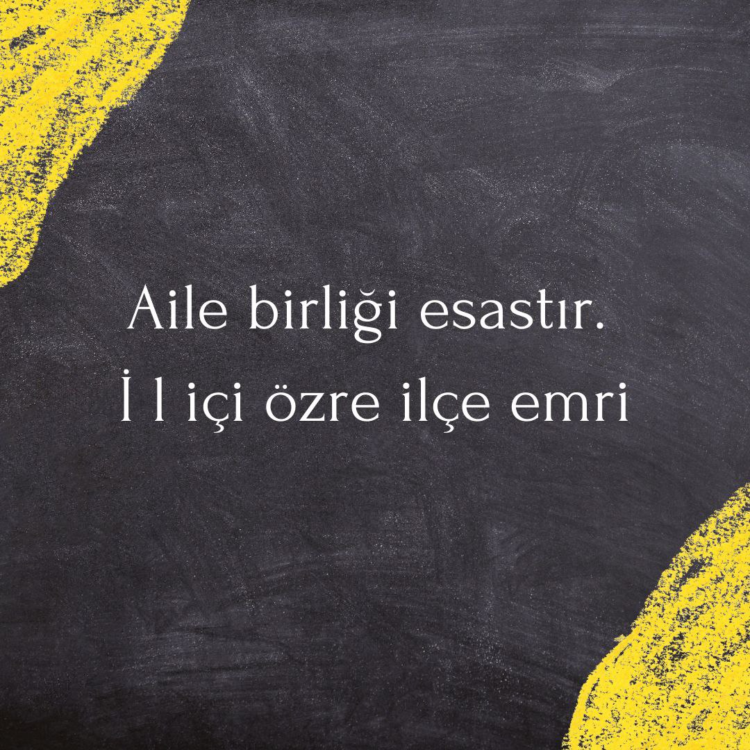 #iLiciÖzreAileBirliği