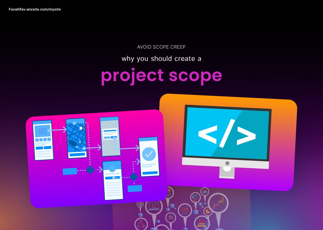 Favallifav's tweet image. "Hello techies! To avoid getting bogged down by complexities, it's crucial to have a clear understanding and definition of your project's scope. It helps…🚀 #ProjectSuccess #DesignDevelopment"