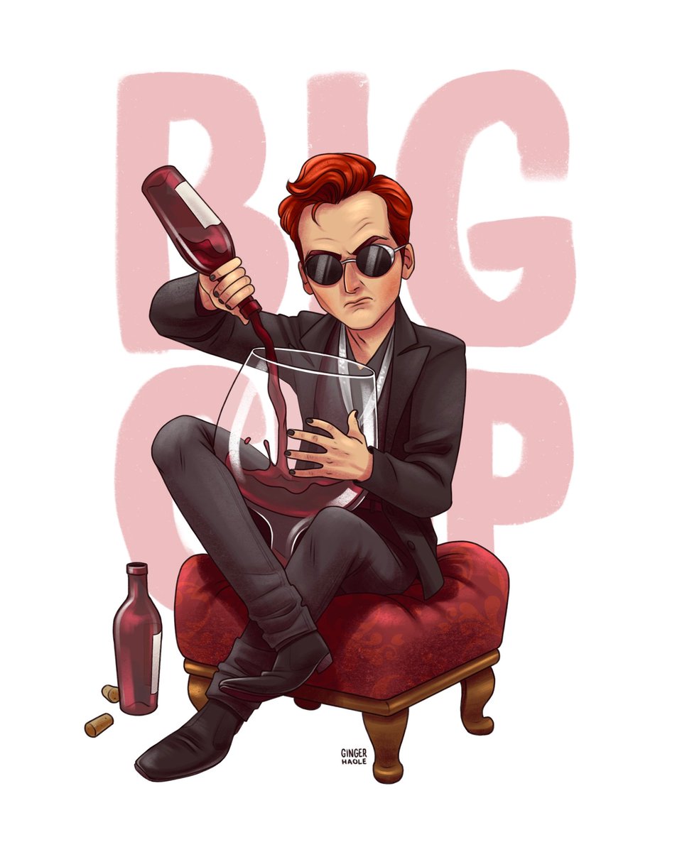 gingerhaole's tweet photo. Six bottles ☝️🤚 put em in a big cup. ☕️ Nothin' else. No it does not calm you down, it makes you wail sad Bonnie Raitt songs.
#GoodOmens #GoodOmens2 https://t.co/T1YAeMZecR