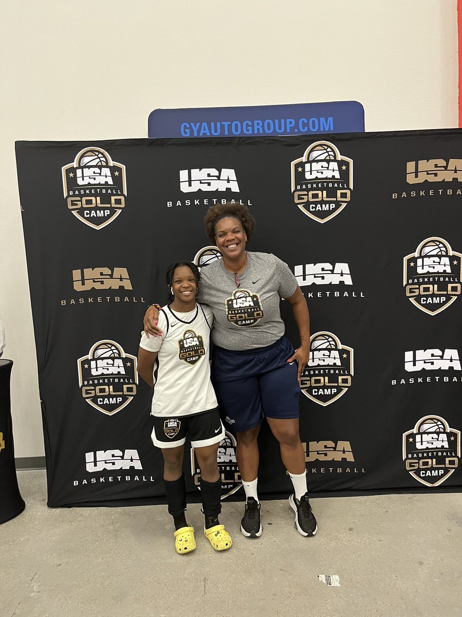 Always appreciate participating in this camp specifically. I always leave better than I came! I love playing with so much talent around me in young ladies. Thank you so much for the award and the recognition. I hope and pray to be back🤞🏾🖤