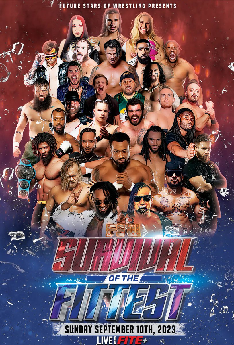 FSWVegas's tweet image. THIS SUNDAY on @FiteTV+!

𝙁𝙚𝙖𝙩𝙪𝙧𝙞𝙣𝙜
-4 Way Tag Title Match
-I Quit: Sharpe x @SuperJAYcup 
-@alexhammerstone x @DannyLimeLight 
-@TheJaiVidal x @niczanderyb 
-Women's Title Gauntlet
-BBC x Remy/Graves/?
-#LightsCameraFaction x BMC/EOC/BYP/TBD

🎟️: tinyurl.com/FSWtix