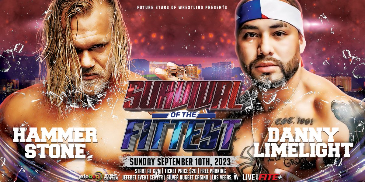 FSWVegas's tweet image. THIS SUNDAY on @FiteTV+!

𝙁𝙚𝙖𝙩𝙪𝙧𝙞𝙣𝙜
-4 Way Tag Title Match
-I Quit: Sharpe x @SuperJAYcup 
-@alexhammerstone x @DannyLimeLight 
-@TheJaiVidal x @niczanderyb 
-Women's Title Gauntlet
-BBC x Remy/Graves/?
-#LightsCameraFaction x BMC/EOC/BYP/TBD

🎟️: tinyurl.com/FSWtix