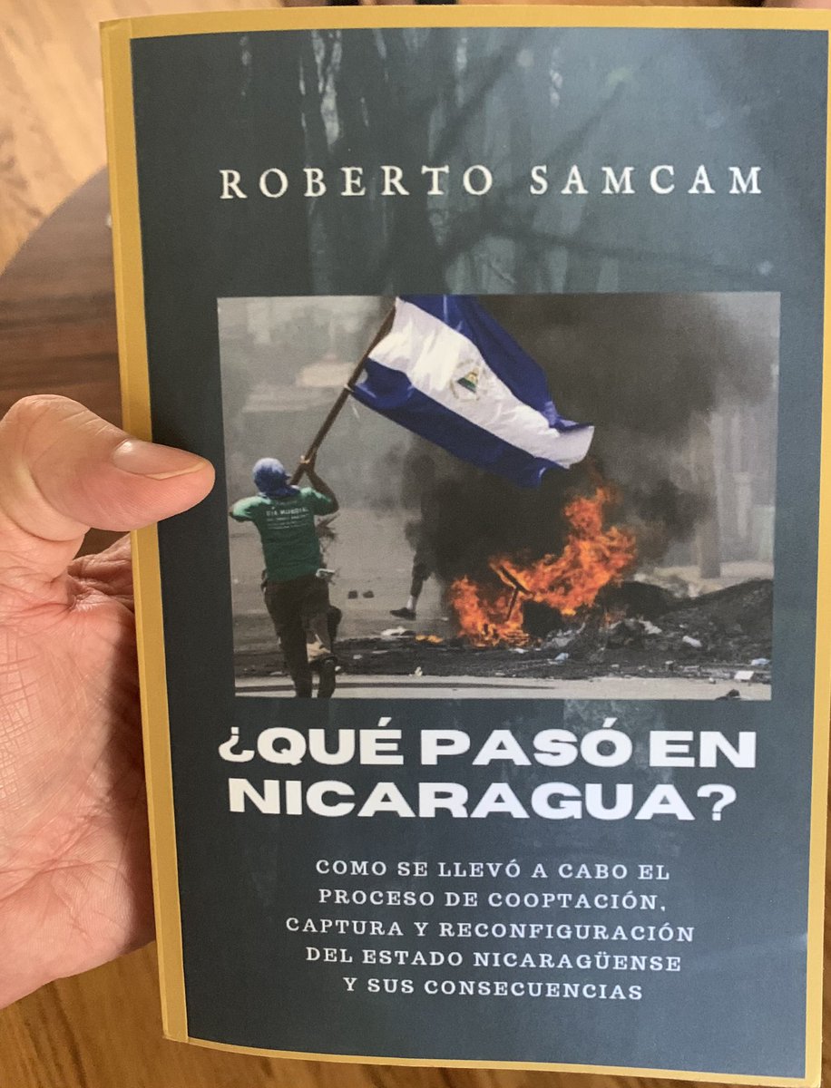 Me acaba de llegar por Amazon el libro que escribió <a href="/SamcamRuiz/">Roberto Danilo Samcam Ruiz</a> 

Pronto les compartiré mis comentarios y felicidades Roberto por el trabajo realizado.
<a href="/ToninoAcha/">Hugo Acha</a> <a href="/Miguelmartint_/">Miguel Angel Martin Tortabu</a> <a href="/GLALegalDefense/">The Global Liberty Alliance</a> <a href="/Jaimearellanoe1/">Jaime Arellano en la Nación</a> <a href="/MarcoNovoa1991/">Marco Novoa</a> <a href="/NoelVidaurre/">Noel Vidaurre</a> <a href="/fenixnik/">Rafa 🐍</a> <a href="/LOCUIN/">@locuin</a> <a href="/PsicologoNica/">Róger Alfredo Martínez</a>