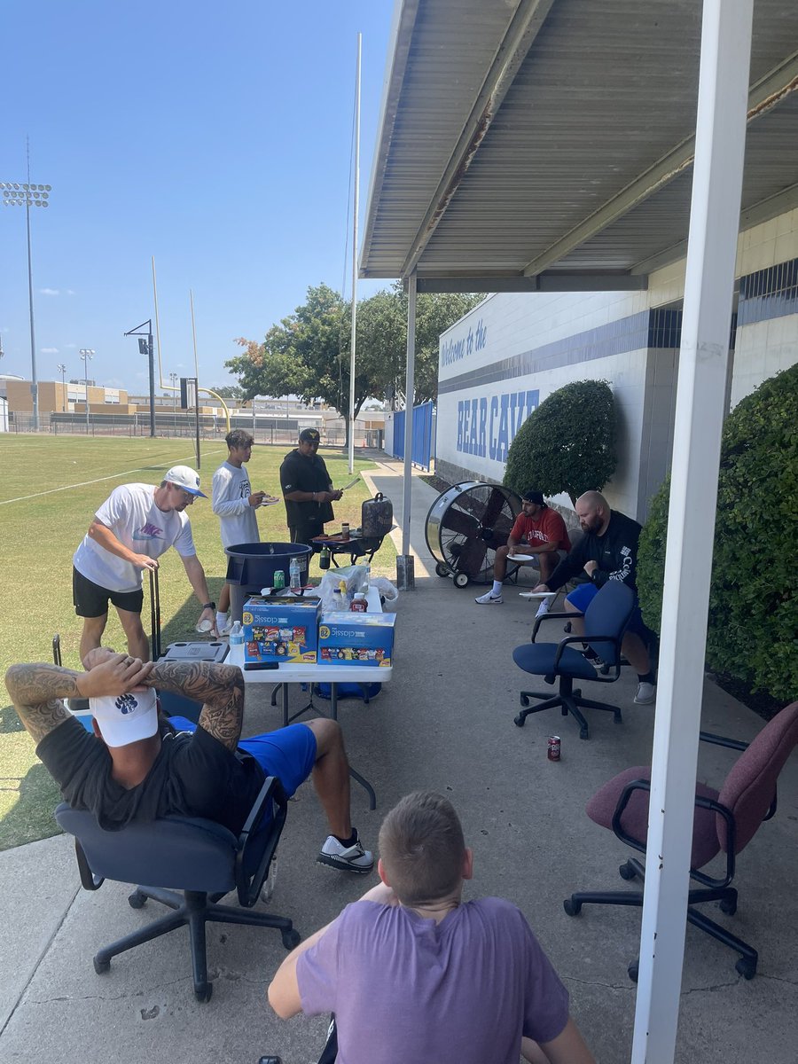 Little coaches cookout before season kicks off tomorrow love my guys #family