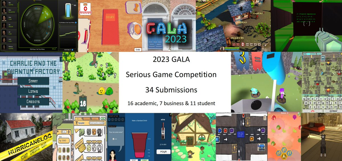 Kristina Risley (@kristina_risley) on Twitter photo This year, we received 3️⃣4️⃣ submissions for our #SeriousGames competition!
Prizes of 500€ will be awarded to the winner of each category, plus a special prize sponsored by CAPTRS. Winners announced at the <a href="/gameandlearning/">SeriousGamesSociety</a> GALA conference in December 🤞 conf.seriousgamessociety.org/game-competiti… This year, we received 3️⃣4️⃣ submissions for our #SeriousGames competition!
Prizes of 500€ will be awarded to the winner of each category, plus a special prize sponsored by CAPTRS. Winners announced at the <a href="/gameandlearning/">SeriousGamesSociety</a> GALA conference in December 🤞 conf.seriousgamessociety.org/game-competiti…