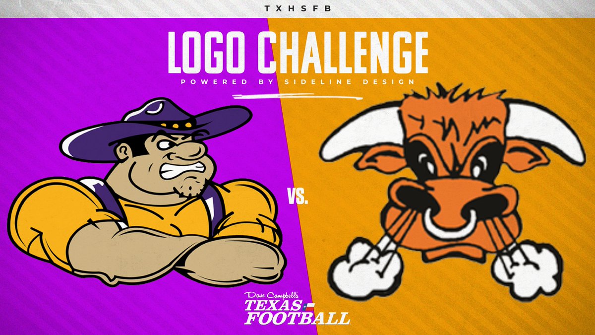 ⭐️ELITE 8⭐️ The 2023 TXHSFB Logo Challenge presented by @Sidelinedesign_ @Mexia_Athletics v @AubreyFootball @FootballHondo v @YeguaAthletics @ACHS_ChargerFB v @JunctionEagle @FarmersvilleAth v @ShortyBooster Voting ends Sept. 6 at 11:59 p.m. CT texasfootball.com/2023-txhsfb-lo…