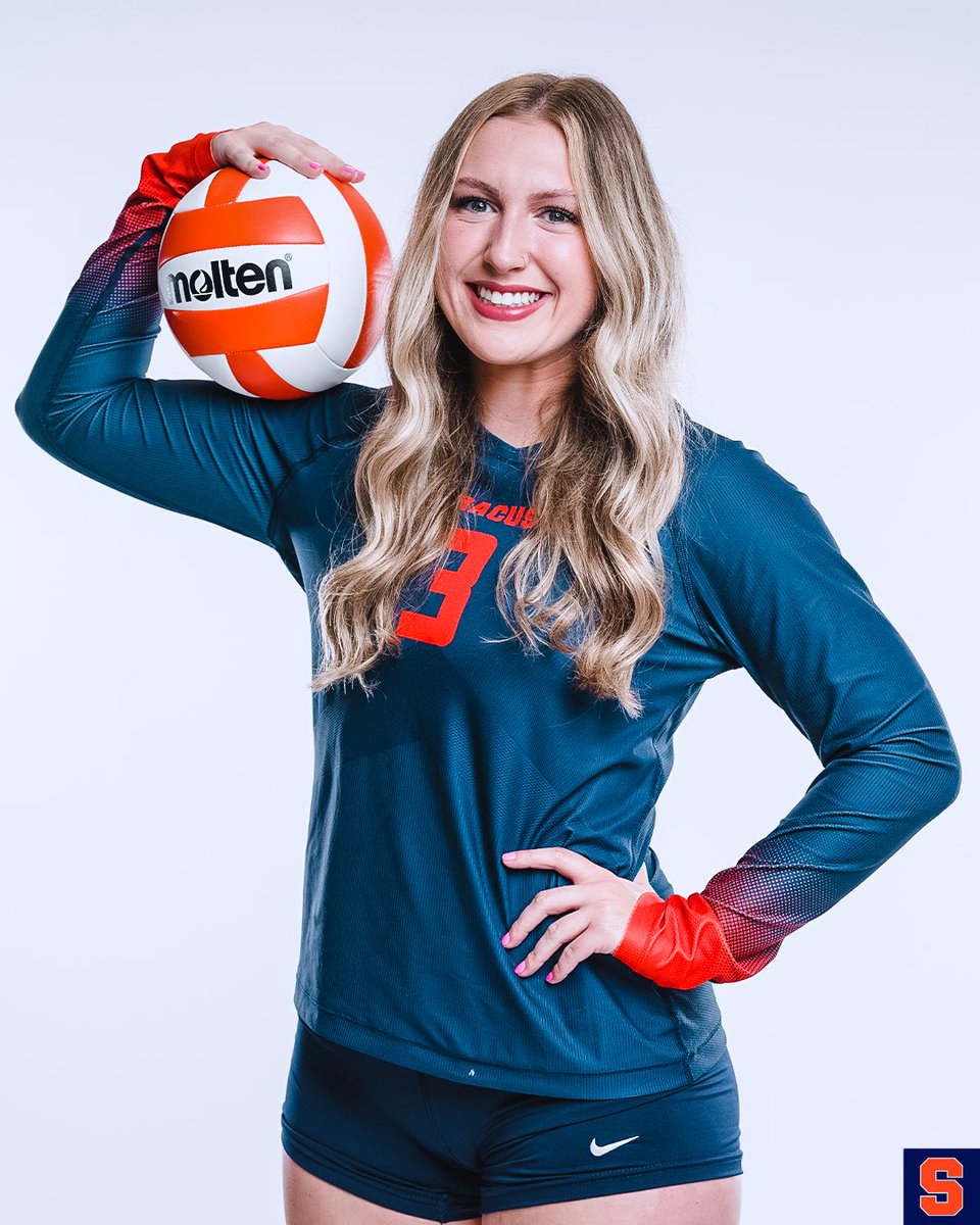 CuseVB's tweet photo. Congratulations Alyssa on her selection to the All-Tournament Team from the Kathy DeBoer Invitational! She served up eight aces this weekend! 🍊🏐

#UniqueUnitedUnlimited x #UnleashthecUUUse x #cusevb https://t.co/DdZrMO1dGK