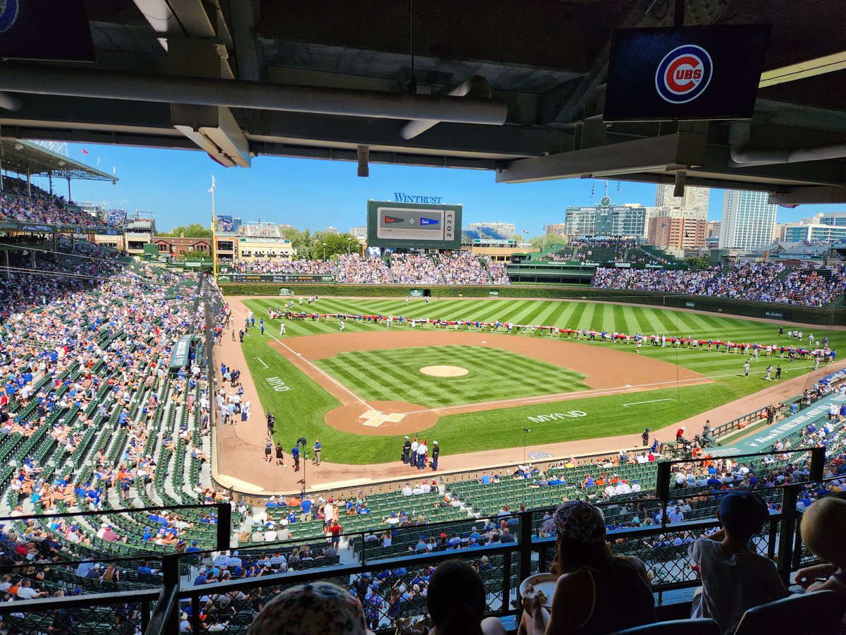 AdamNapp's tweet photo. A touch warm, but it's a great day at the park! https://t.co/UU6zvaU2fM