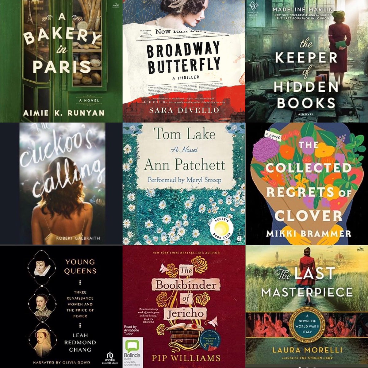 My super fantastic August reads❣️ can’t go wrong with any of these—5 historical fictions, 3 fiction, and one non-fiction. Well done <a href="/aimiekrunyan/">Aimie K. Runyan-Vetter</a> <a href="/MadelineMMartin/">Madeline Martin 👩🏻‍💻</a> <a href="/lauramorelliphd/">Laura Morelli</a> 🥳