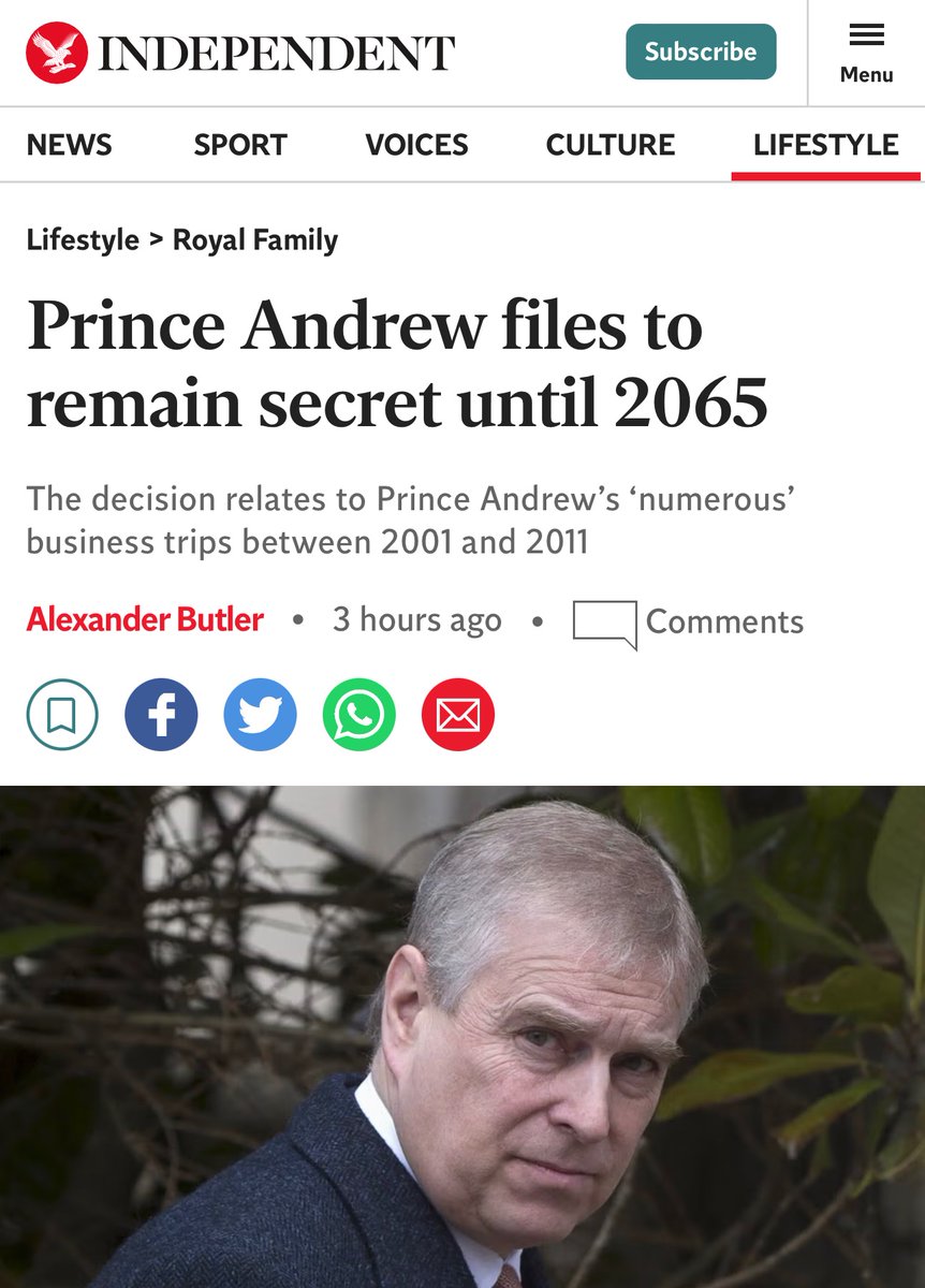 High degree of secrecy around “Royals” (and intel services) is because population cannot be allowed to know real function of these institutions. Same reason Assange rots in Belmarsh.

For truth about “Prince” Andrew’s role, read this WikiLeaks cable👇
wikileaks.org/plusd/cables/0…