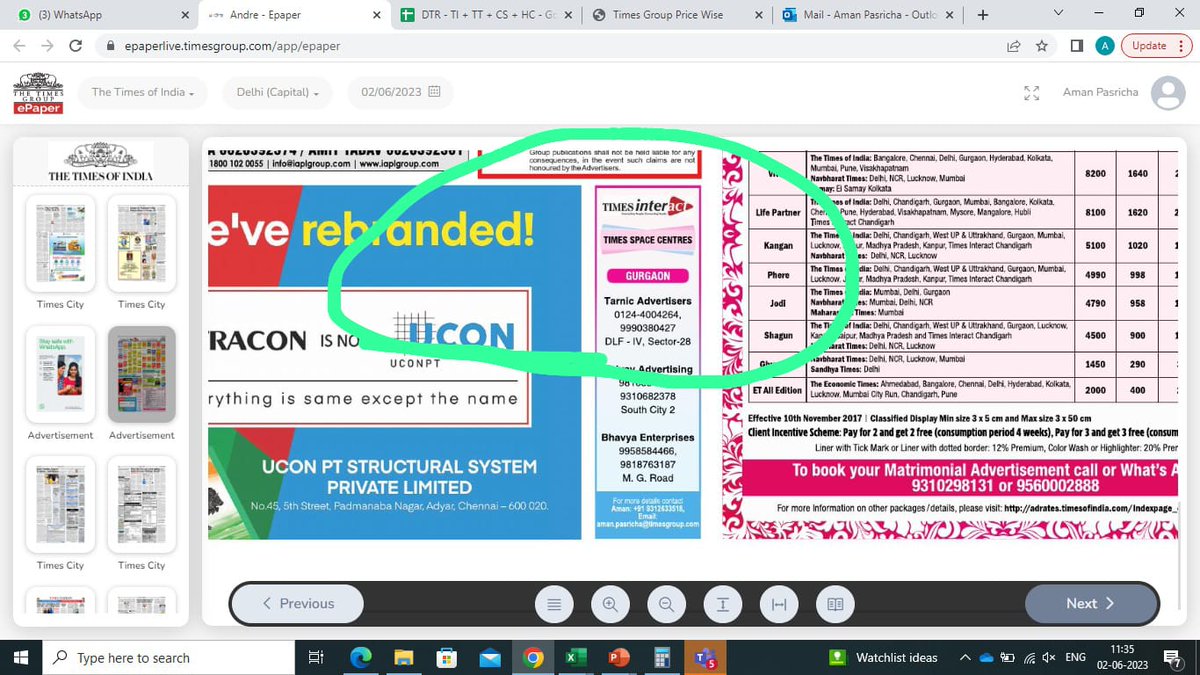 ravi_rajor's tweet image. tarnicadvertisers.com (&quot;Authorise Agency &quot; 
Times of india / Hindustan Times ) Advertisement booking for Newspapers - Classified/display/block- Property, Requirement, Obituary, Rembarance, Matrimonial, Public Notice, business  promo. )
Interested Client   
TARNIC ADVERTISERS