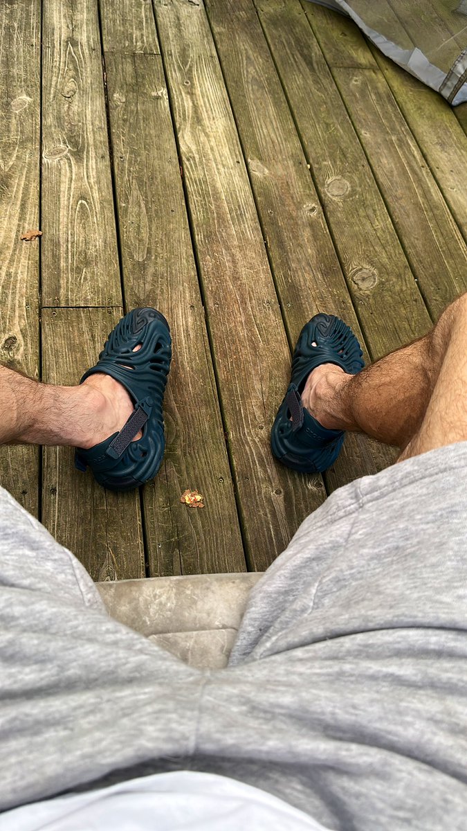 zebco999's tweet photo. @SoleRetriever Seems like these have been the vibe for me since I copped em. What’s not to love tho?? #kotd #crocs #pollex #como https://t.co/I19bdBZqvQ