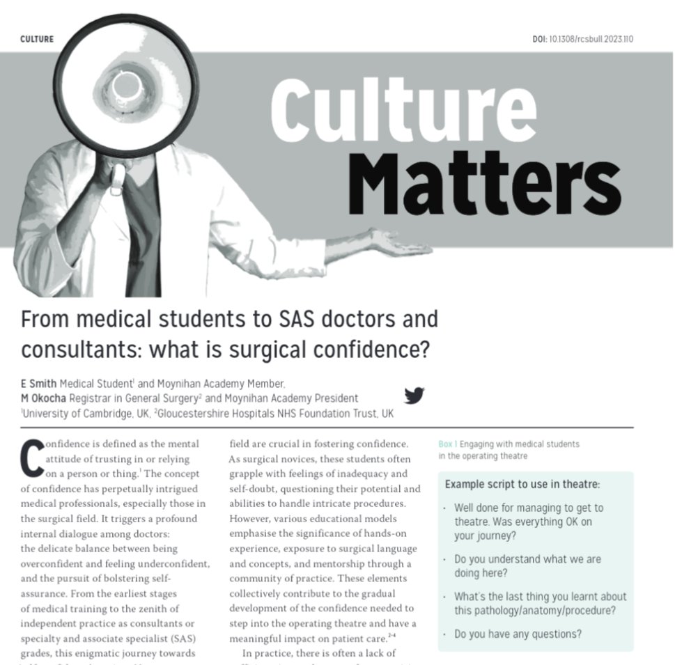 UKWENTs's tweet photo. Plus there's a Culture Matters piece by med student Emily Smith and @TheTraumaSurg 
https://t.co/wR3NJellgV
And an interview with @rcsnews President @TMitchellFRCS 
https://t.co/TNowuky7Mb https://t.co/bSJG1Ve9Ha
