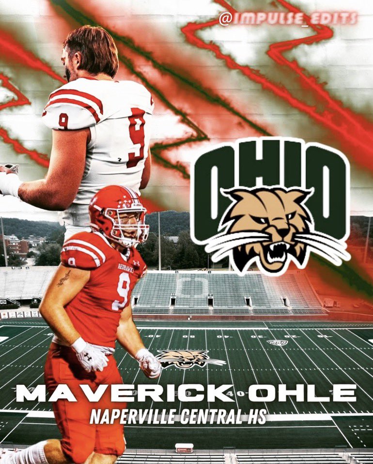Big Congratulations to Maverick Ohle as he will be continuing his football career at Ohio University📍 #Committed #Impulse  #Naperville—>#Ohio