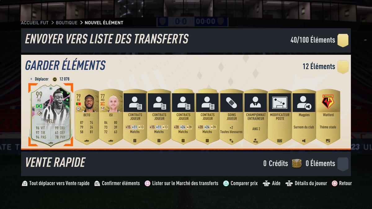 R31Sea's tweet photo. #PS5Share, #FIFA23 La tech pack 7500 credit qui paye! Fin du jeu ms belle prise https://t.co/1AzBt5AqGj