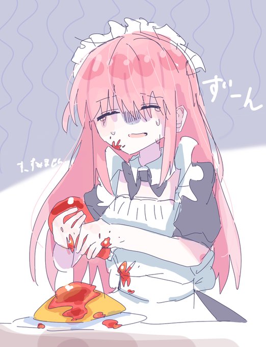 「ketchup maid apron」 illustration images(Latest)