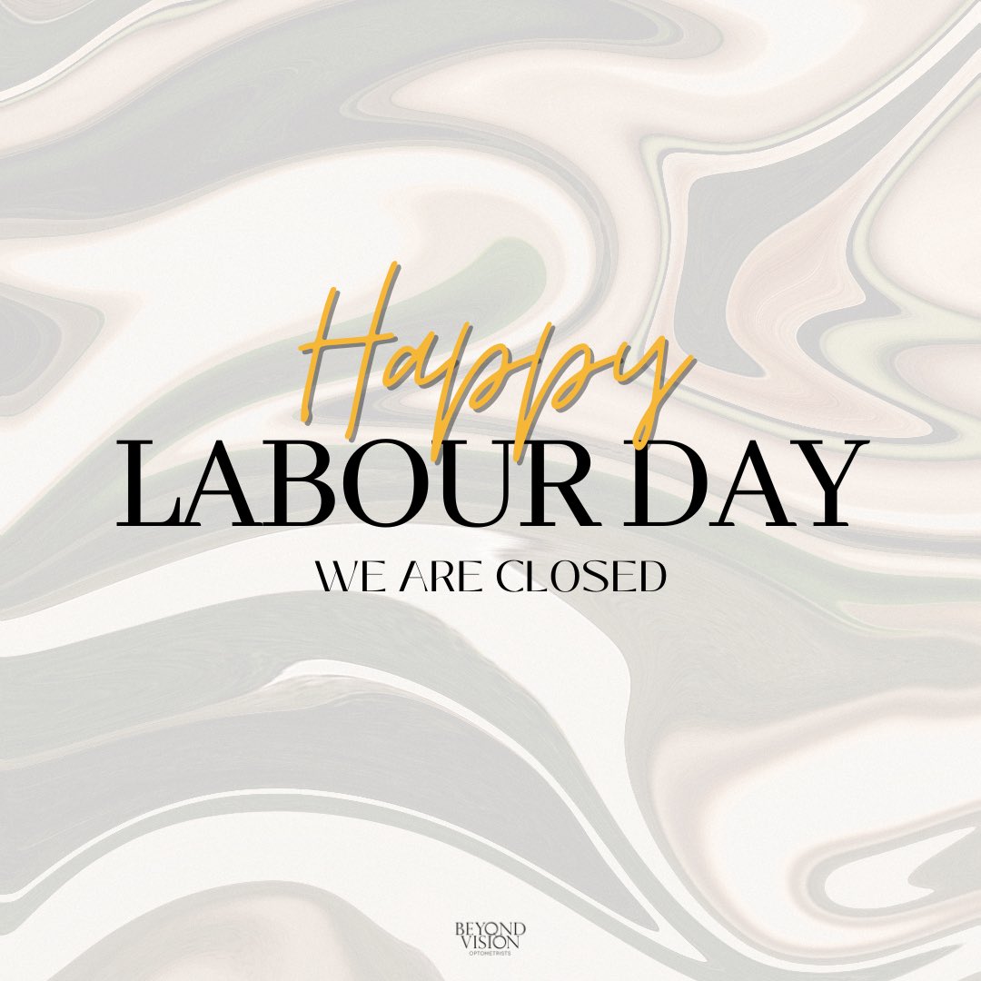 Beyond_Vision_'s tweet image. Happy Long Weekend! 🥳 We’re closed today to enjoy some extra time with our loved ones. We’ll see you on Tuesday at all five Beyond Vision locations. 👓