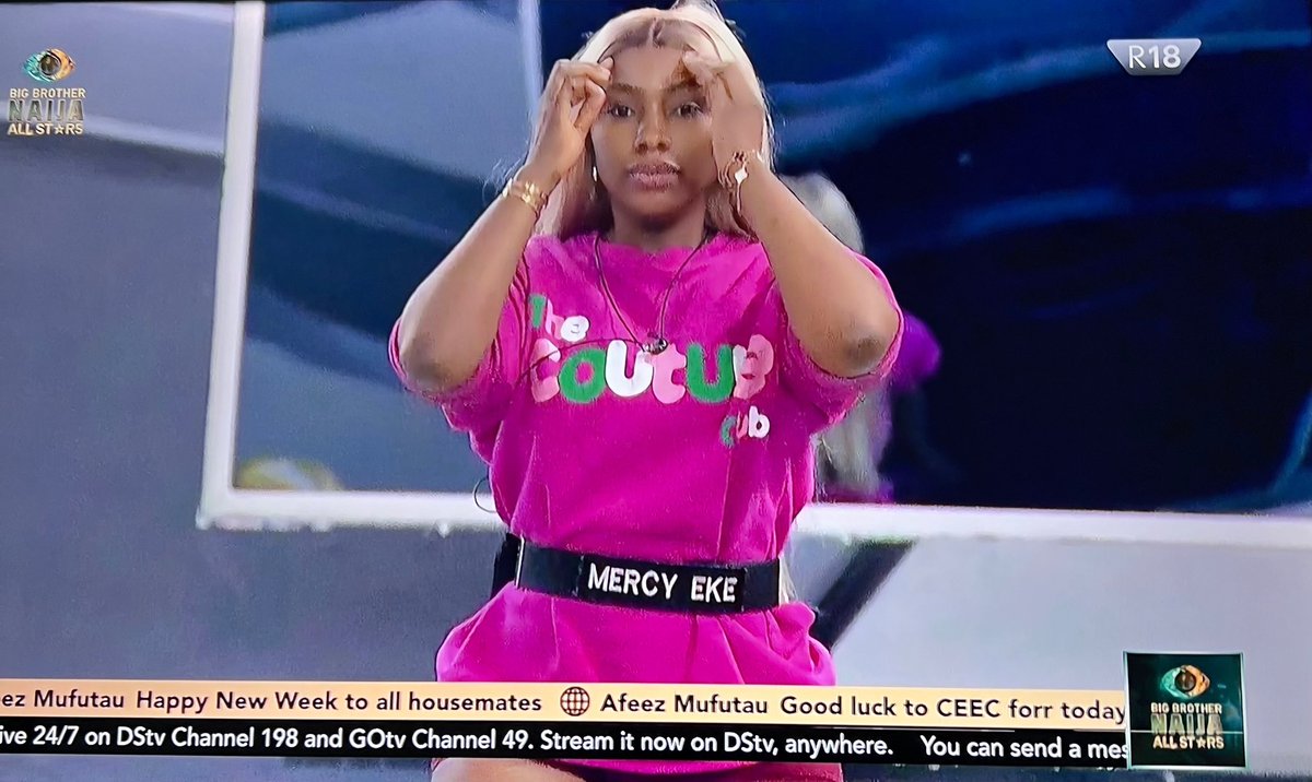 real_mercyeke's tweet photo. HOH game face 🔥🔥 

#BBNaija #BBNaijaAllStars https://t.co/Ef5Yn1pwsb