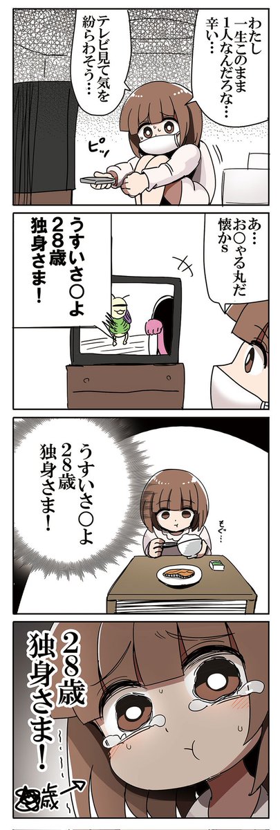 アニメを見る崩壊ちゃん 